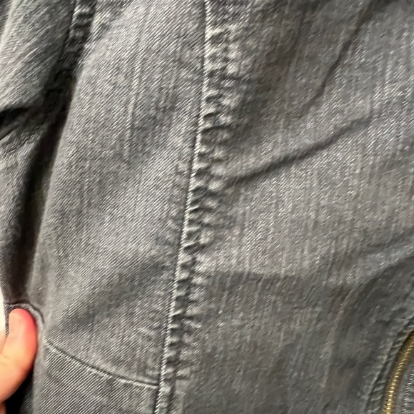 Prana XL dark gray denim jacket. In good shape. - Picture 4 of 4